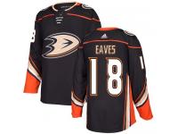 Youth Adidas Anaheim Ducks #18 Patrick Eaves Authentic Black Home NHL Jersey