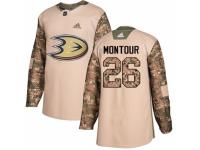 Youth Adidas Anaheim Ducks #26 Brandon Montour Camo Veterans Day Practice NHL Jersey