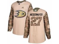 Youth Adidas Anaheim Ducks #27 Scott Niedermayer Camo Veterans Day Practice NHL Jersey
