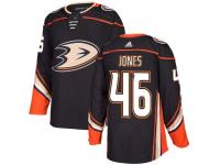 Youth Anaheim Ducks #46 Max Jones adidas Black Authentic Jersey 2017