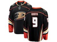 Youth Anaheim Ducks #9 Paul Kariya Authentic Black Home Breakaway NHL Jersey