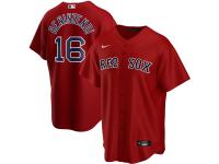 Youth Boston Red Sox Andrew Benintendi Nike Red Alternate 2020 Player Jersey