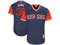 Youth Boston Red Sox Eduardo Nunez Nunie Majestic Navy 2017 Players Weekend Jersey