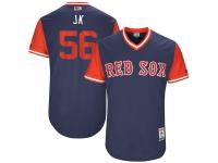 Youth Boston Red Sox Joe Kelly JK Majestic Navy 2017 Players Weekend Jersey