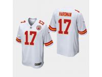 Youth Chiefs #17 Mecole Hardman 2019 NFL Draft Game Jersey - White