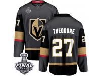 Youth Fanatics Branded Vegas Golden Knights #27 Shea Theodore Black Home Breakaway 2018 Stanley Cup Final NHL Jersey