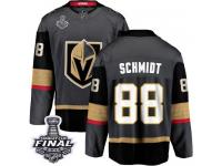 Youth Fanatics Branded Vegas Golden Knights #88 Nate Schmidt Black Home Breakaway 2018 Stanley Cup Final NHL Jersey