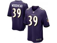 Youth Game Danny Woodhead #39 Nike Purple Home Jersey - NFL Baltimore Ravens