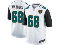 Youth Game Earl Watford #68 Nike White Road Jersey - NFL Jacksonville Jaguars