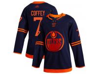 Youth Hockey Edmonton Oilers #7 Paul Coffey Alternate Jersey Navy Blue