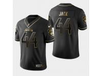 Youth Jacksonville Jaguars #44 Myles Jack Golden Edition Vapor Untouchable Limited Jersey - Black