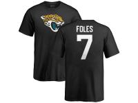 Youth Jacksonville Jaguars Nick Foles NFL Pro Line by Black Primary Logo T-Shirt