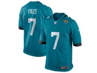 Youth Jacksonville Jaguars Nick Foles Nike Teal Game Jersey