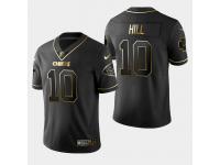 Youth Kansas City Chiefs #10 Tyreek Hill Golden Edition Vapor Untouchable Limited Jersey - Black