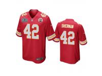Youth Kansas City Chiefs Anthony Sherman Red Super Bowl LIV Game Jersey