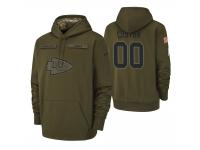 Youth Kansas City Chiefs Custom Olive 2018 Salute to Service Hoodie