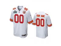 Youth Kansas City Chiefs Custom White Super Bowl LIV Game Jersey