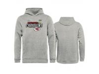 Youth Kansas City Chiefs Heather Gray Super Bowl LIV Champions Trophy Collection Locker Room Hoodie