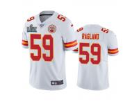 Youth Kansas City Chiefs Reggie Ragland White Super Bowl LIV Vapor Limited Jersey 100th