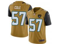 Youth Limited Audie Cole #57 Nike Gold Jersey - NFL Jacksonville Jaguars Rush