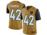 Youth Limited Barry Church #42 Nike Gold Jersey - NFL Jacksonville Jaguars Rush