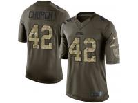 Youth Limited Barry Church #42 Nike Green Jersey - NFL Jacksonville Jaguars Salute to Service