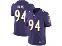 Youth Limited Carl Davis #94 Nike Purple Home Jersey - NFL Baltimore Ravens Vapor Untouchable