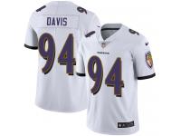 Youth Limited Carl Davis #94 Nike White Road Jersey - NFL Baltimore Ravens Vapor Untouchable