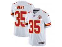 Youth Limited Charcandrick West #35 Nike White Road Jersey - NFL Kansas City Chiefs Vapor Untouchable
