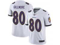 Youth Limited Crockett Gillmore #80 Nike White Road Jersey - NFL Baltimore Ravens Vapor Untouchable