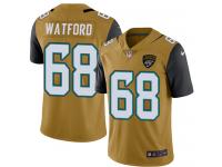 Youth Limited Earl Watford #68 Nike Gold Jersey - NFL Jacksonville Jaguars Rush