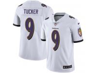 Youth Limited Justin Tucker #9 Nike White Road Jersey - NFL Baltimore Ravens Vapor Untouchable