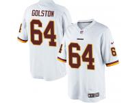 Youth Limited Kedric Golston White Jersey Road #64 NFL Washington Redskins Nike