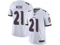 Youth Limited Lardarius Webb #21 Nike White Road Jersey - NFL Baltimore Ravens Vapor Untouchable