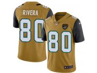 Youth Limited Mychal Rivera #80 Nike Gold Jersey - NFL Jacksonville Jaguars Rush