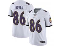 Youth Limited Nick Boyle #86 Nike White Road Jersey - NFL Baltimore Ravens Vapor Untouchable
