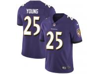 Youth Limited Tavon Young #25 Nike Purple Home Jersey - NFL Baltimore Ravens Vapor Untouchable