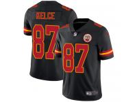 Youth Limited Travis Kelce #87 Nike Black Jersey - NFL Kansas City Chiefs Rush