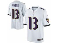 Youth Nike Baltimore Ravens #13 Chris Givens Limited White NFL Jersey
