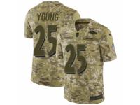 Youth Nike Baltimore Ravens #25 Tavon Young Limited Camo 2018 Salute to Service NFL Jersey