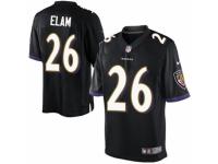 Youth Nike Baltimore Ravens #26 Matt Elam Limited Black Alternate NFL Jersey