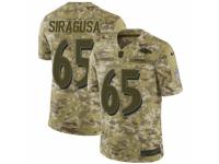 Youth Nike Baltimore Ravens #65 Nico Siragusa Limited Camo 2018 Salute to Service NFL Jersey