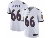 Youth Nike Baltimore Ravens #66 Ryan Jensen White Vapor Untouchable Limited Player NFL Jersey