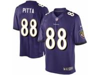 Youth Nike Baltimore Ravens #88 Dennis Pitta Limited Purple Team Color NFL Jersey