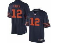 Youth Nike Chicago Bears #12 David Fales Limited Navy Blue 1940s Throwback Alternate NFL Jersey