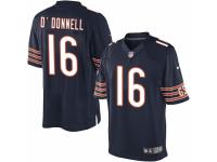 Youth Nike Chicago Bears #16 Pat O'Donnell Limited Navy Blue Team Color NFL Jersey