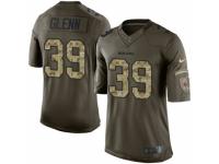 Youth Nike Chicago Bears #39 Jacoby Glenn Limited Green Salute to Service NFL Jersey