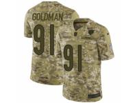 Youth Nike Chicago Bears #91 Eddie Goldman Limited Camo 2018 Salute to Service NFL Jersey
