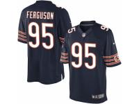 Youth Nike Chicago Bears #95 Ego Ferguson Limited Navy Blue Team Color NFL Jersey