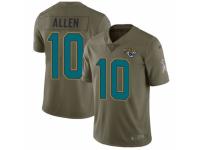 Youth Nike Jacksonville Jaguars #10 Brandon Allen Limited Olive 2017 Salute to Service NFL Jersey